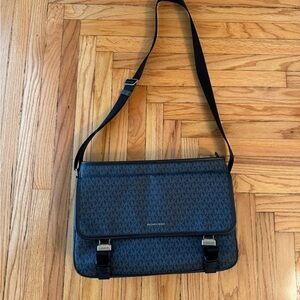 Michael Kors Men's Navy Logo Messenger Bag